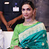 Deepika Padukone in Green Saree at Social Media Summit