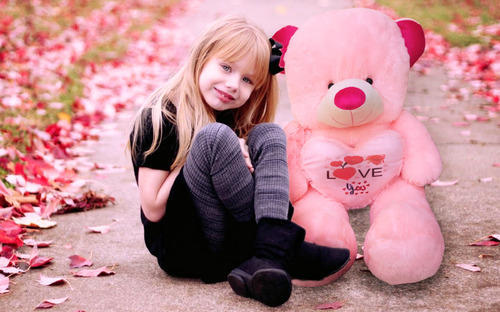 Baby with Teddy Bear