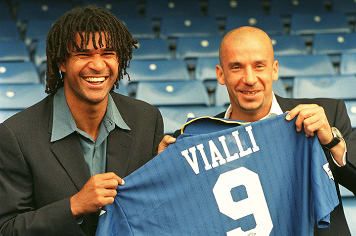 Vialli ketika diboyong Gullit ke Chelsea