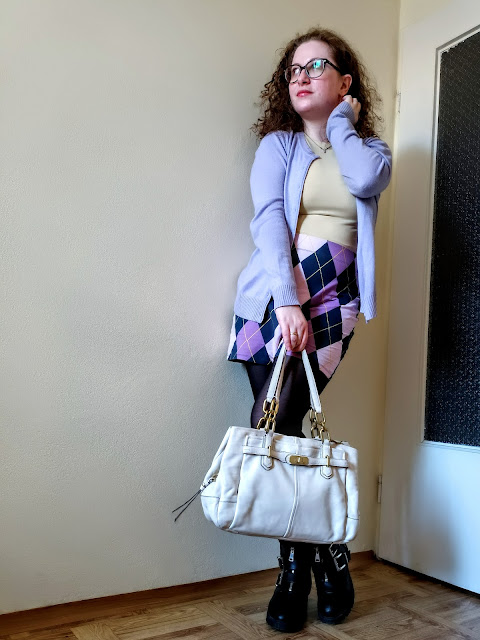 First sunny days, new Coach bag & colors. OOTD