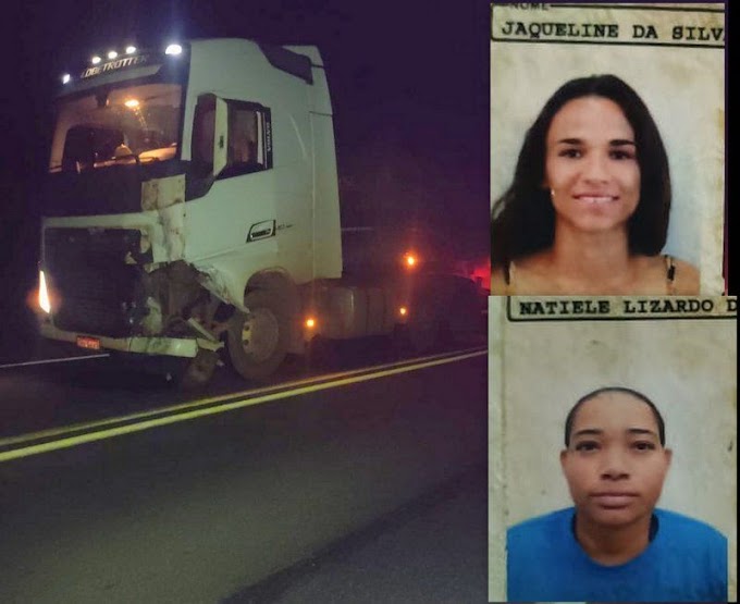  Duas mulheres morrem em uma colisão frontal com uma carreta na BR 364