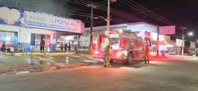   Farmácia Popular pega fogo em Jaru