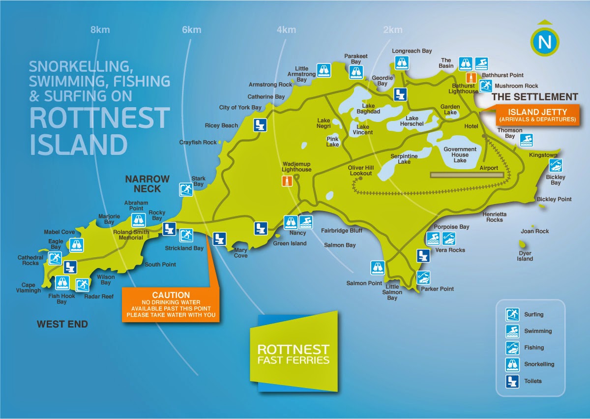 Rottnest Map
