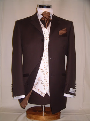  Brown Wedding Suit 