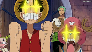 ワンピース アニメ ウォーターセブン編 255話 ルフィ チョッパー かわいい | ONE PIECE Episode 255 Water 7