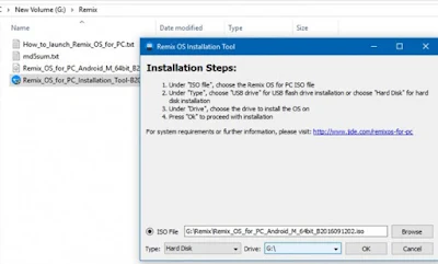Cara Instal Remix Os Dual Boot Android Dan Windows 2