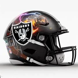 Las Vegas Raiders Harry Potter Concept Helmet