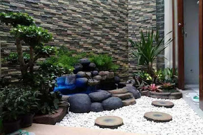 Taman Kering Minimalis Depan Rumah