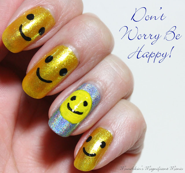 Happy Face Nail Design