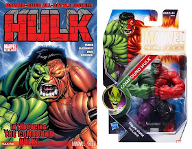 Hulk Issue #30 Cover Artwork by Ed McGuinness & New York Comic-Con 2011 Exclusive Compound Hulk Marvel Universe Action Figure in Packaging