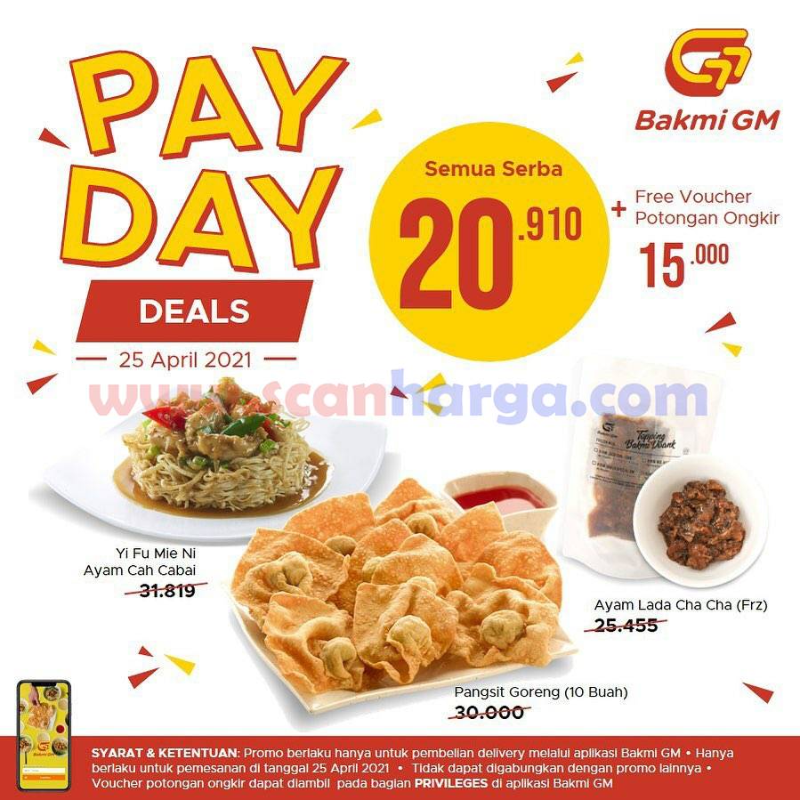 Promo BAKMI GM PAYDAY DEALS - Semua Serba Rp 20.910