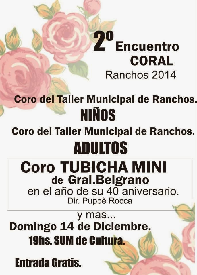 2do Encuentro Coral de Ranchos