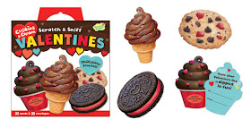 cookies & cream scratch & sniff v-day cards