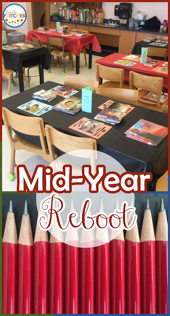 mid-year reboot book tasting elementary classroom