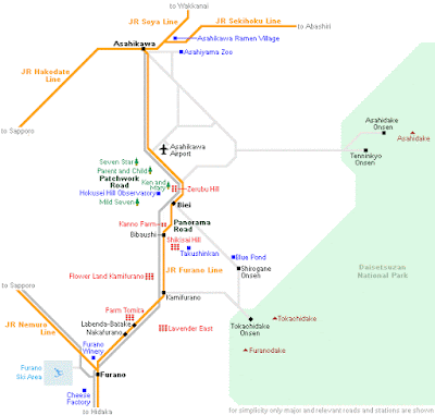 Asahikawa Map