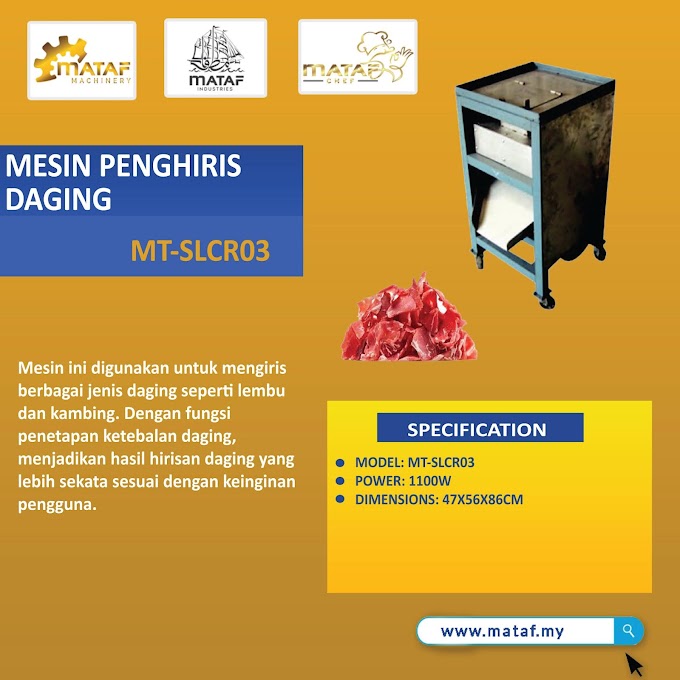 Mesin Penghiris Daging/ Meat Slicer MT-SLCR03