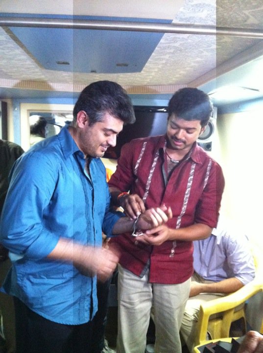 Superstars Ajith and Vijay togetherphoto gallery gallery