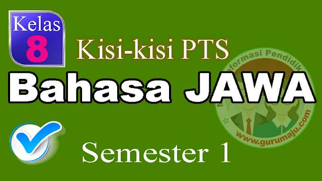 Kisi-Kisi UTS / PTS Bahasa Jawa Kelas 8 Semester 1 K13