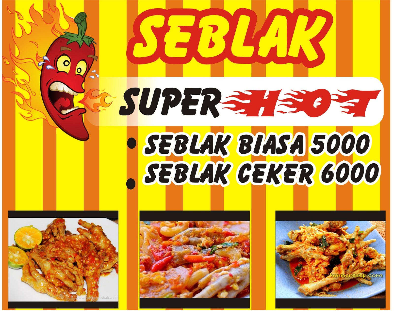 Populer 11 Desain Spanduk Cilok 