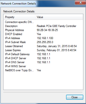Windows Vista Ip Address 1note in