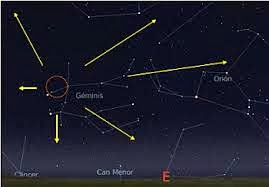 Lluvia anual de meteoros Gemínidas, 13 y 14 de Diciembre 2013