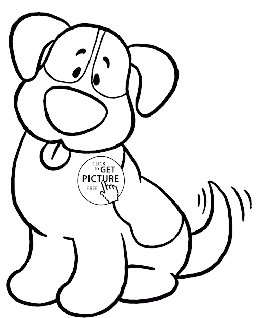 Cute Dog Coloring Pages Printable On Cute Dog Coloring Pages