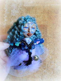 Stella the Goddess of Authenticity Miniature Folk Art Spirit Doll 