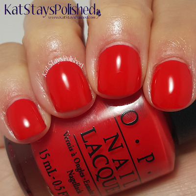 OPI Brights - I STOP for Red | Kat Stays Polished