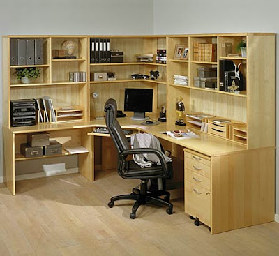 built in office furniture ideas
