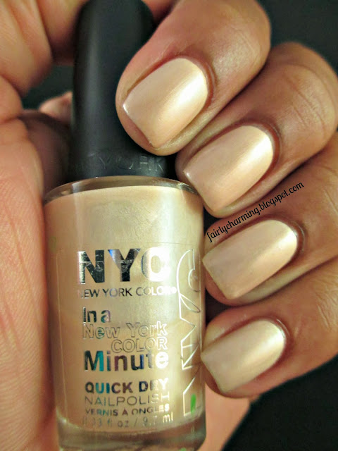 NYC Mulberry Street, swatch, church nails, nude, champagne, mani