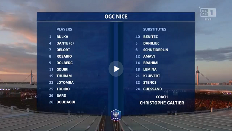 Nice vs Nantes (0-1) highlights video