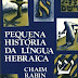 Pequena História da Língua Hebraica - Chaim Rabin