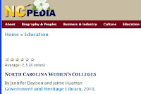 Jennifer Davison in addition to Jaime Huaman authored an article on  North Carolina Women's Colleges