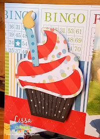 Birthday Layout for Miss Kate Cuttables by Lissa Mitchell