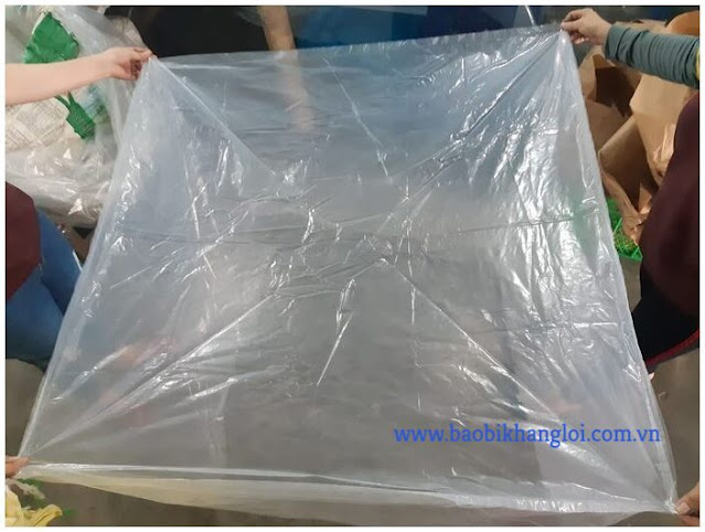 Túi PE hình hộp sản xuất bằng phương pháp ép nối không có phần nhựa hình tam giác dư ra