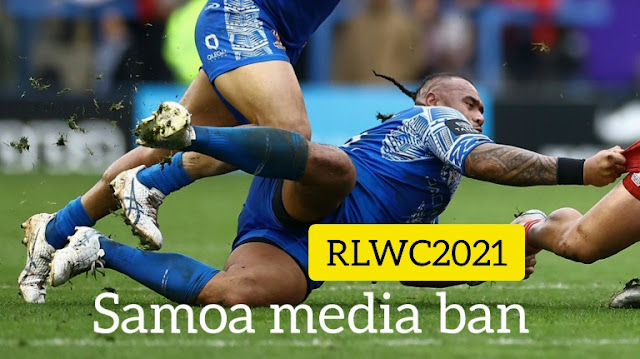 Samoa media ban vs England 2021 rlwc