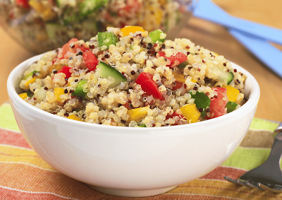 Quinoa risottata con verdure