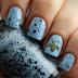 Reseña / Swatch - Flormar Black dot BD04 BD01 - Speckled nails