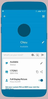 BBM MOD OFFICIAL V3.2.3.11 APK GRATIS TERBARU 2017