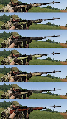 Arma3のマークスマンDLCの見た目を変えるVSM Weaponsアドオン