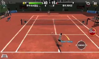 Screenshots of the Ultimate tennis for Android tablet, phone.