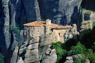 Amazing Meteora monastery in Greece