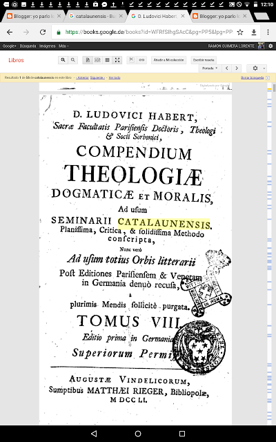 Compendium theologiae , dogmaticae, moralis, seminarii catalaunensis