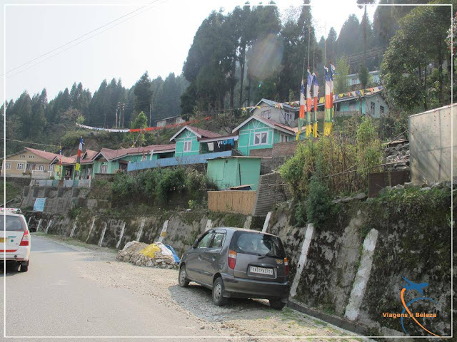 Gangtok, a capital de Sikkim na Índia