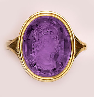 Victorian style Amethyst ring