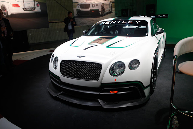 Bentley Continental GT3 At 2012 L.A. Auto Show . the Bentley Continental GT3 Racer was launched at 2012 Paris Motor Show couple of months ago