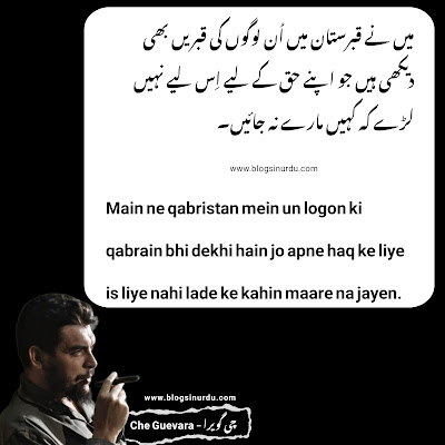 Che Guevara Quotes in Urdu - چی گویرا