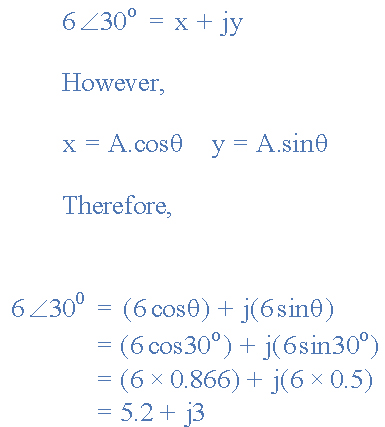 Numeros Complejos Y Fasores En Polar Y Forma Rectangular