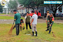 Gelar Kerja Bakti Pembersihan Lapangan, Wujud Kepedulian Koramil Binamu Di Wilayah Teritorialnya