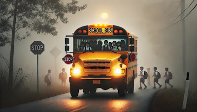 Why Are School Buses Yellow,School Bus, Yellow Color, Visibility, Safety, Foggy Weather, Student Transport, Headlights, Reflective Markings, Rural Roads, Secure Travel, www.rikhonvlg.com